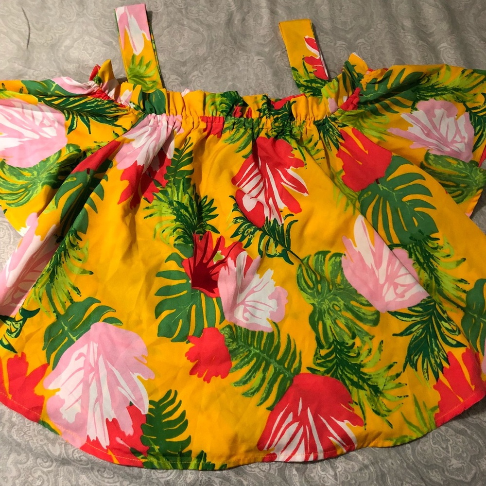 Beautiful Floral Multicoloured Top